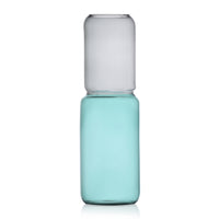 Revolve Vase Smoke-Petrolblue